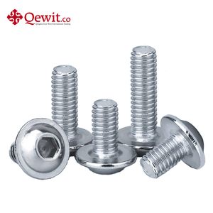 ISO 7380-2 Stainless Steel /Carbon Steel Hexagon Socket Head Flange Bolts/Hex Head/Socket Head/Round Head/Countersunk Head