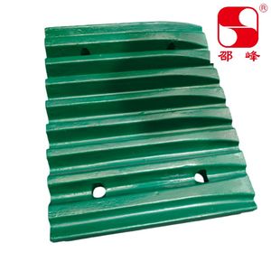 High Manganese Jaw Plate Mn18cr2 Mn22cr2 for C106 C110 C116 Jaw Crusher