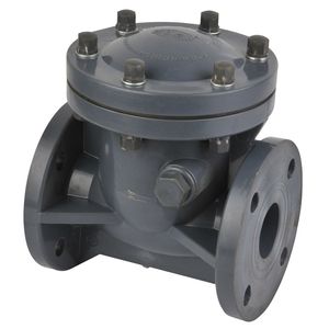 Plastic Check Valves, Swing Check Valves, Flange Connection