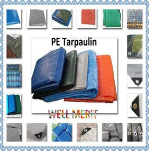 50GSM-280GSM HDPE Polyethylene Duty Plastic Sheet Lonas Poly Tarp PE Tarpaulin