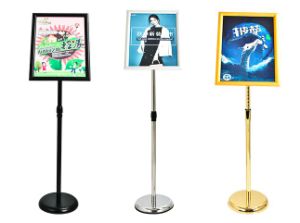 Menu Board A3 A4 Adjustable Pedestal Poster Sign Stand