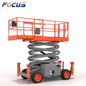 Famous Brand 450kg Scissor Lift with 10m Lift Height Electric Mobile Hydraulic Equipment