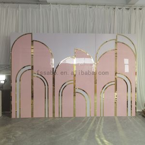 Customizable Acrylic Stage PVC Backdrop for Wedding and Party Arch Stand