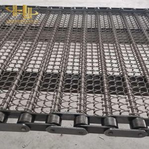 Metal Spiral Mesh Belt Bread Cooling Industry Durable Design Easy Heat Dissipation