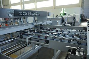 Czxy Automatic Double Piece Carton Folding Gluing Machine Paper Box Pasting Machine Folder Gluer Machine