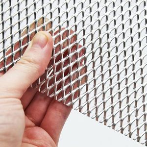0.3mm Thickness Diamond Mesh Expanded Metal Sheets for Industry and Construction