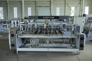 Automatic Double Piece Carton Folding Gluing Machine Paper Box Pasting Machine Folder Gluer Machine