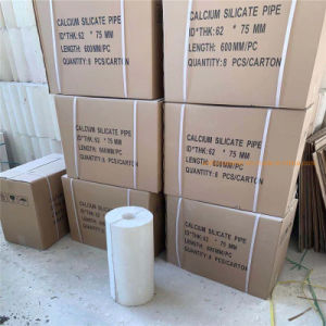 650c 1050c Pipeline ID 18-400mm Thermal Insulation Material Calcium Silicate Pipe for High Temperature Heat Chemicals Ss Stainless Steel Pipes Section Covers