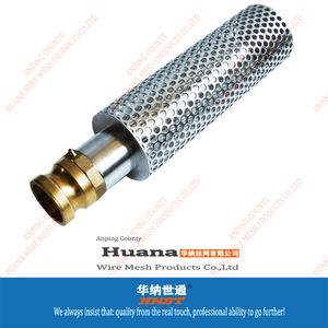 3 4 5mm Round Hole 304 Stainless Steel Perforated Metal Mesh Filter Tube