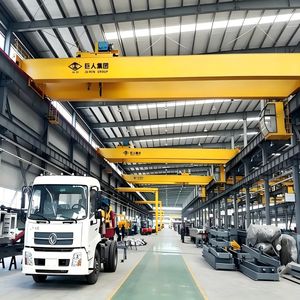 Qd 20/5t European Variable Frequency Electric Double Girder Bridge Overhead Crane