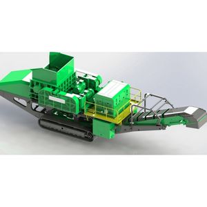 Mobile Jaw Crushing Station, Tire-Type Flexible Relocation, Open-Pit Mine Large Stone Mobile Crushing Machinery