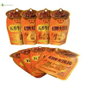 Artistic Die-Cut Outline Stand up Pouch for Creative Food Packaging