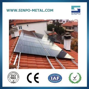 Solar Rooftop PV Panel Mounting Bracket of Tile Roof Solar Power System Structure