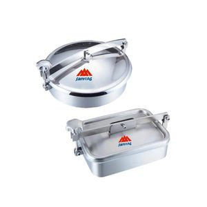 SS304/316L Sanitary Stainless Steel Round Square Tank Manhole Cover