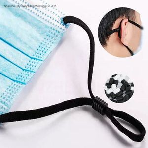 Disposable Face Mask Accessories Flat Round Elastic Earloop 5mm Ear Loop for Face Mask