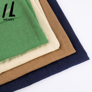 High Quality Customized Soft Woven 55% Linen 45% Cotton Fabric for Clothes