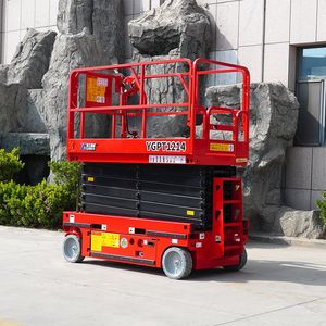 Full Automatic Wheeled Hydraulic Industrial 4m-14m Stable Aerial Electric Mobile Scissor Lift