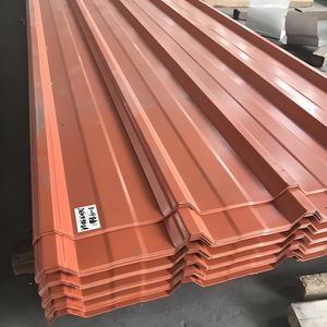 Factory Wholesale Premium Color Coated Corrugated Steel Roofing Sheet Gi Galvanized Steel Roofing Sheet for Durability