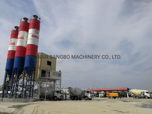 Hzs180 Concrete Equipment Steel Silo Machine Cement Ready Plant Concrete Batching Mixing Plant
