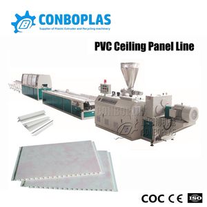Plastic Profiles Extruder Machine PVC Roof Wall Ceiling Panel Extruder