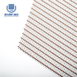 Copper and Stainless Steel Woven Decorative Woven Wire Mesh