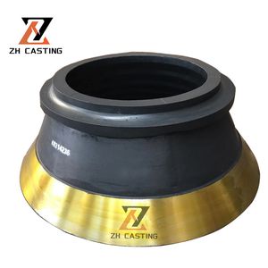 High Manganese Mn18cr2 Mantle Concave Cone Crusher Spare Parts