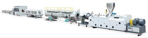 Plastic PVC Electrical Cable Protection Cover Profiles Production Line