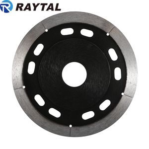 Raytal Continuous Cutting Disc Diamond Saw Blade, Hot Pressed Crafted, 4-12 in. Diameter