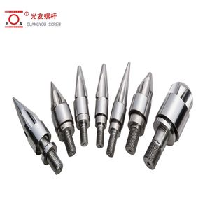China Manufacturers Injection Molding Machine Screw Barrel Head Accessories
