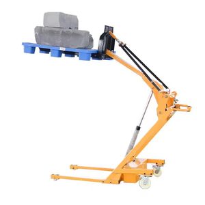 500kg 1.5m Small Portable Crank Arm Folding Battery Powered Electric Forklift