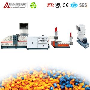 Advanced Technology Plastic Granulator Pelletizer for Waste PP PE Film Pipe Woven Bag Raffia Bucket Pallet ABS Appliance Flakes Recycling Pelletizing Machine