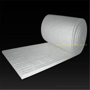 64 96 128 Super Tem 1600c Refractory Bio Soluble Blanket Ceramic Fiber Thermal Insulation with Fireproof Roll Heat Proof Material