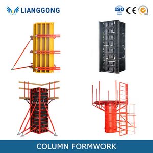 Lianggong Concrete Column Formwork Steel Formwork Aluminum Form Wooden Shuttering Plastic Formwork for Building Construction