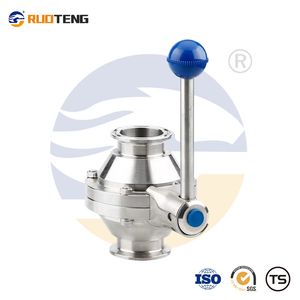 [Ruoteng] Sanitary Tri Clamp Butterfly Type Ball Valve