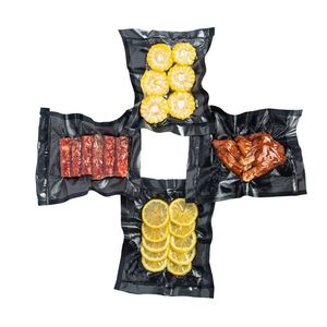 Black Vacuum Storage Bag for Long Term Food and Household Items Black Vacuum Bag
