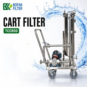 Mobile Stainless Steel Bag Filter Machine for Industrial Liquid Filtration