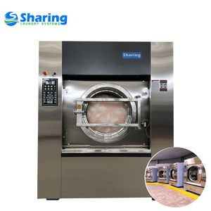 50kg, 100kg Industrial Fully Automatic Barrier Washer Extractor Commercial Laundry Washing Machine Equipment for Hotel and Hospital Using