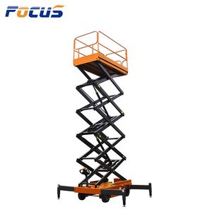 Heavy Duty 320kg Capacity Scissor Lift with 12m 14m Platform Height for Construction Industry