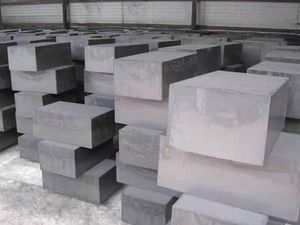 Density 1.74 Grain Size 0.8mm Graphite Block for Exothermic Weld