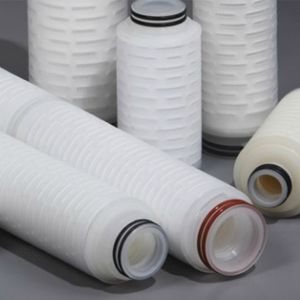 High Purity Gas Filtration Filter Absolute 0.22 Micron PTFE Membrane Pleated Filter Cartridge