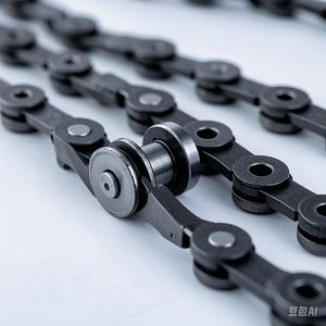 Short Pitch Industrial Conveyor Drag Wheel Forklift Truck Sprocket Roller Chain