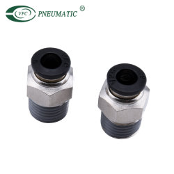 PC Male Connector Male Straight Pneumatic Air Fitting