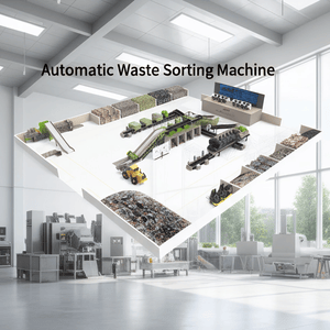 Automatic Waste Sorting System for Recyclable Material Recovery with Intelligent Control