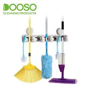 Wall Mounted Rack Mop and Broom Handle Holder
