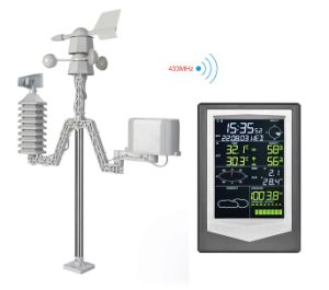 WiFi and Bluetooth Multi-Sensor Wireless Temperature Thermometer Automatic Weather Station