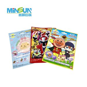 Premium Food Grade Plastic Mylar Three Side Seal Bag with Zipper Resealable Custom Printed Packaging
