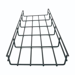 Durable Easy - Install Meshed Wire Cable Trays for Data Center Ceilings and Office Wiring with Galvanized, Aluminum, Stainless Steel
