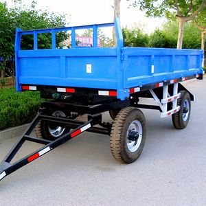 3500kg Special Machinery Hauler Trailer Tandem Flat Deck Trailer Galvanized Tractor Trailer with Ramp&Bracket