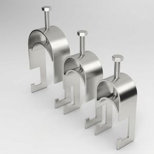 Heavy Duty Galvanized Steel Pipe Clamp Conduit Holder Bridge Cable Clamp for Construction and Industrial