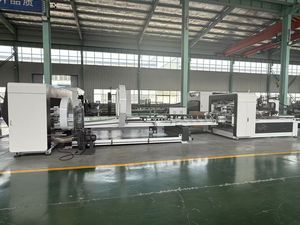 High Speed Automatic Carton Box Folding and Gluing Machine